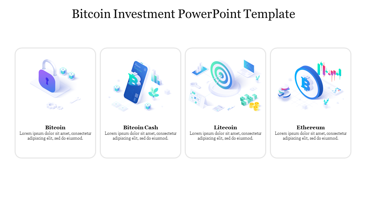 Innovative Bitcoin Investment PowerPoint Template Design